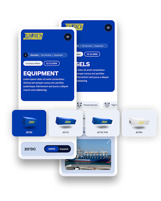 Case | Tailwind | Slider 3 Equipment Pages
