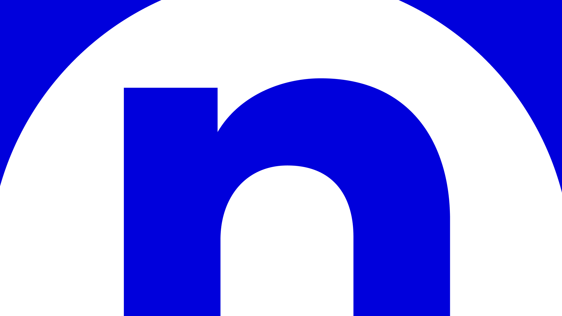 Das deepblue Logo mit blauer Schrift auf weißen Hintergrund