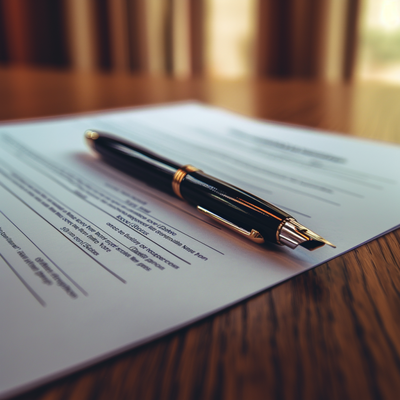 image of an employment contract