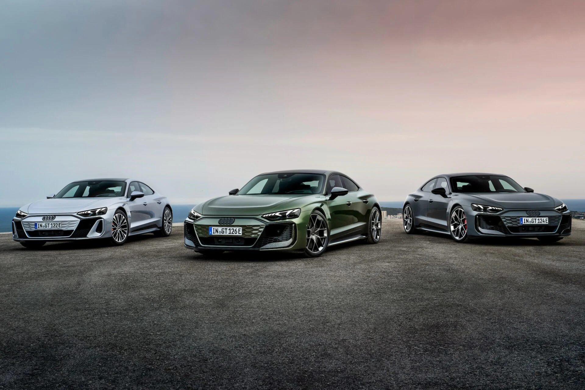 The new Audi e-tron GT model family