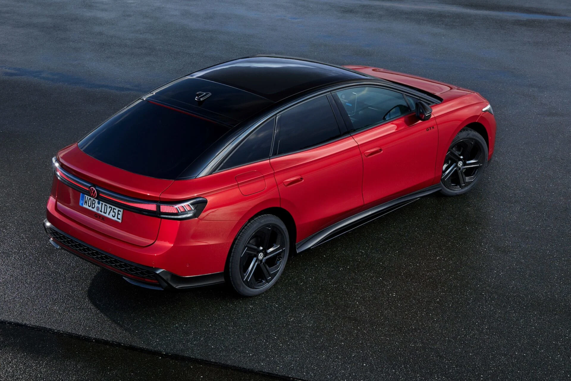 The all-electric Volkswagen ID.7 GTX