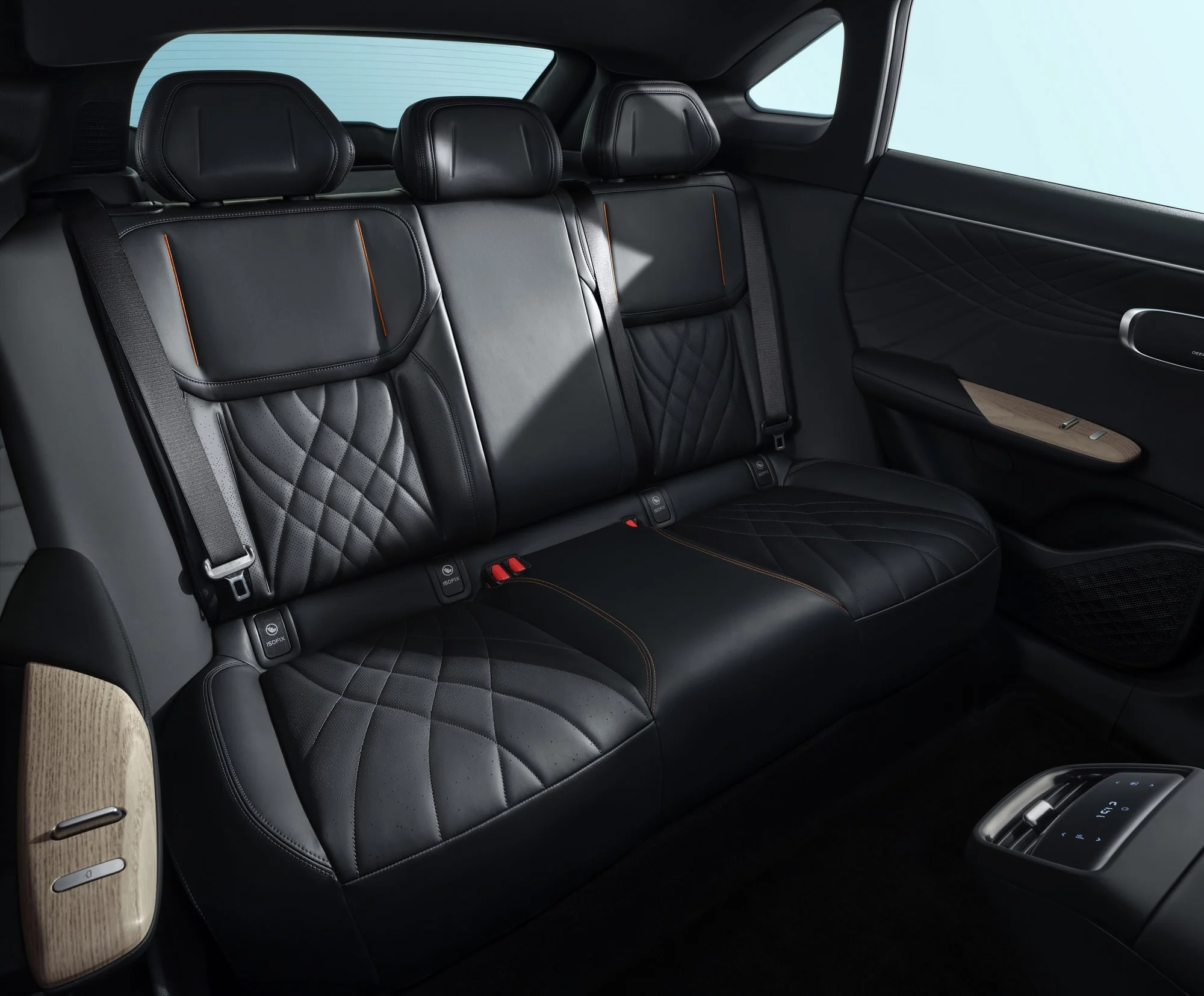 Deepal S07 bagsæde sort læder