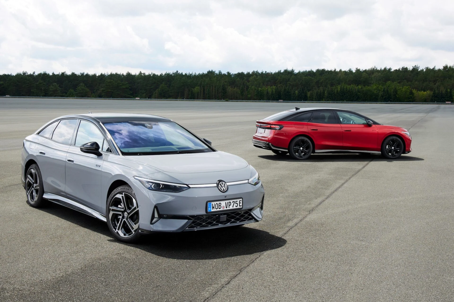The all-electric Volkswagen ID.7 GTX