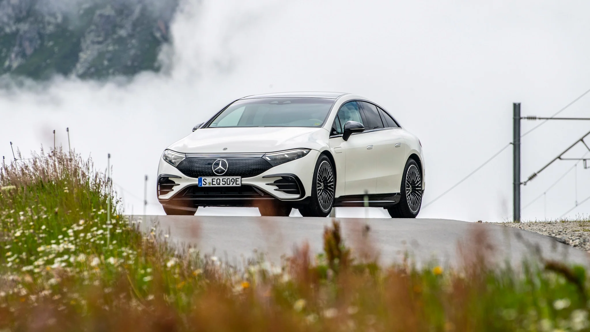 The new EQS from Mercedes-EQ: Press Test Drive, Switzerland 2021
