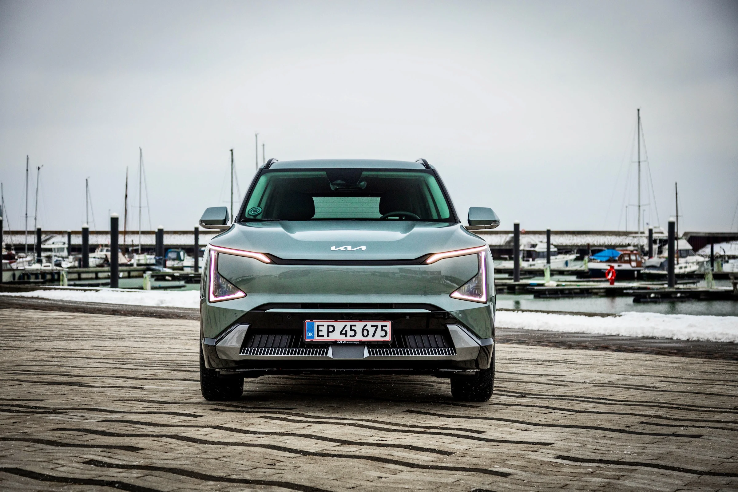 KIA EV5 Statisk Iceberg Green 38