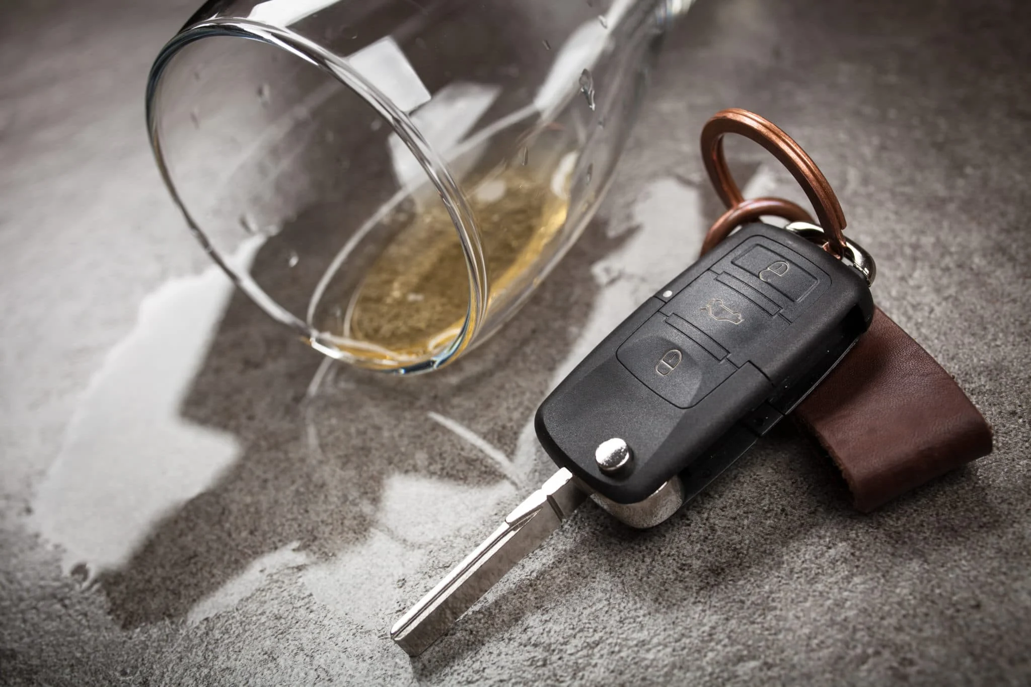 Drunk driving concept