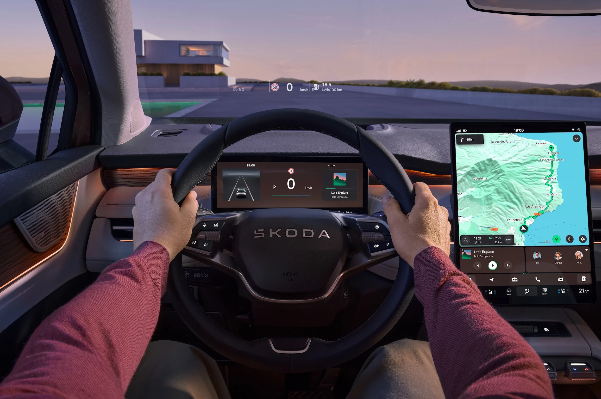 Peaq 046 Steering wheel HUD