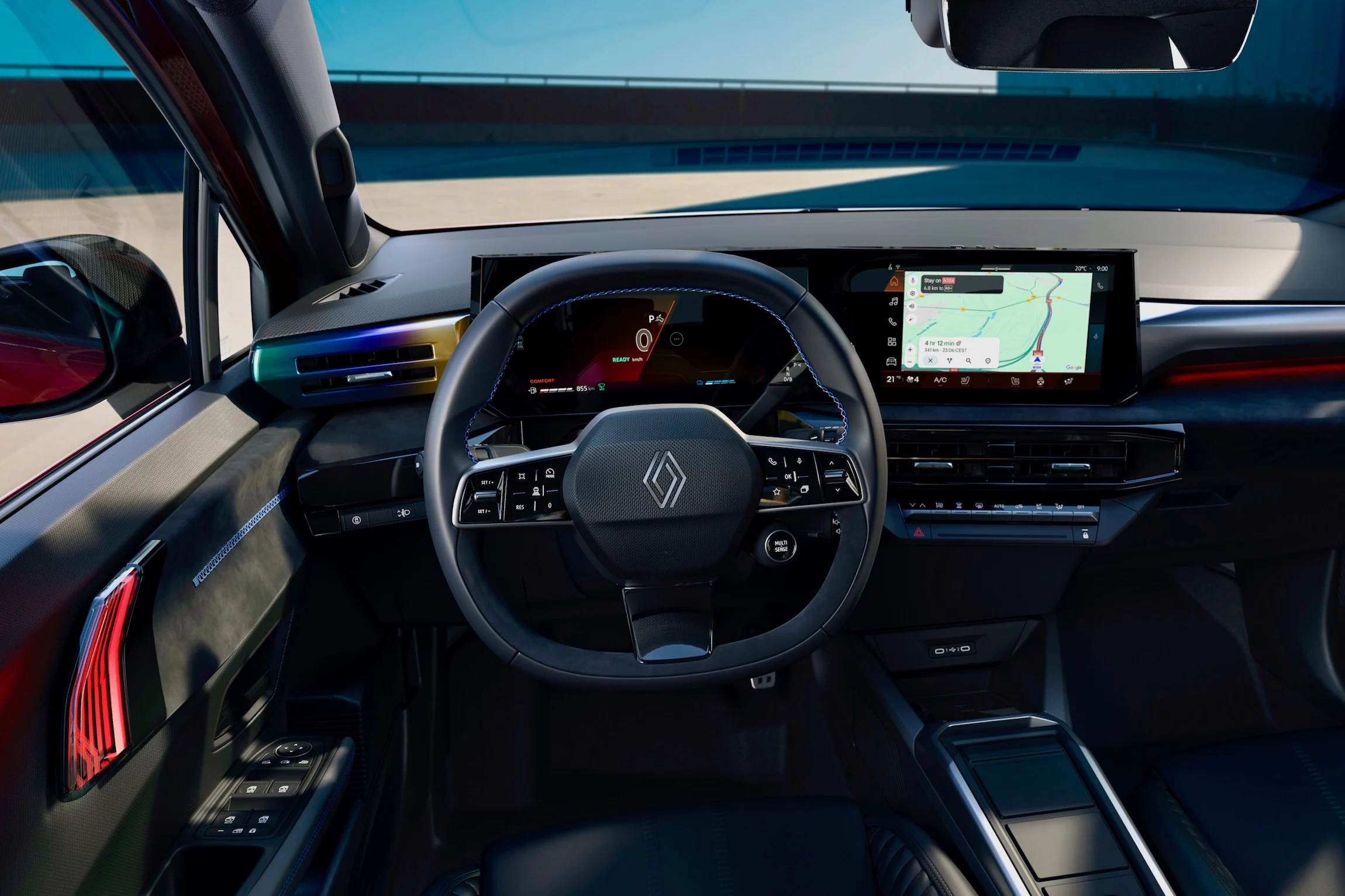 Renault Clio full hybrid E-Tech - Esprit Alpine - Absolute Red-kopi