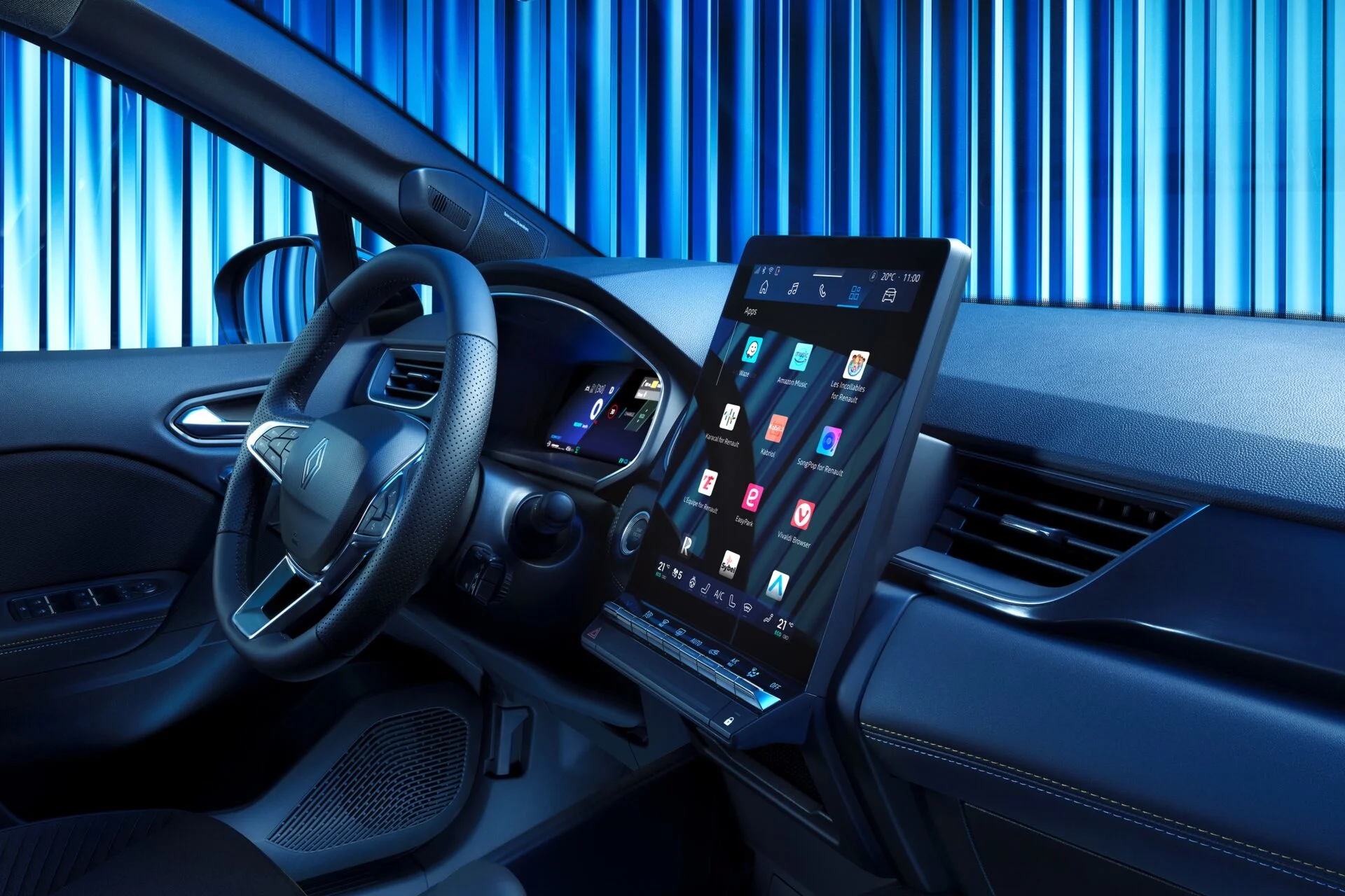 Renault Symbioz E-Tech full hybrid Iconic Mercury Blueasswd
