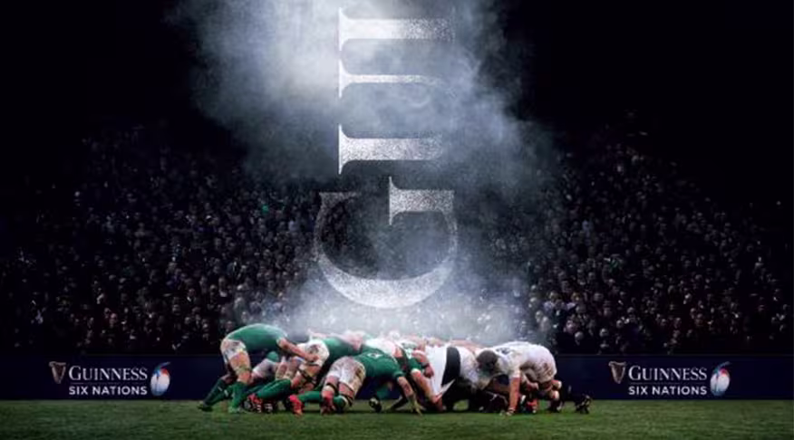 arafed image of a group of rugby players in a huddle