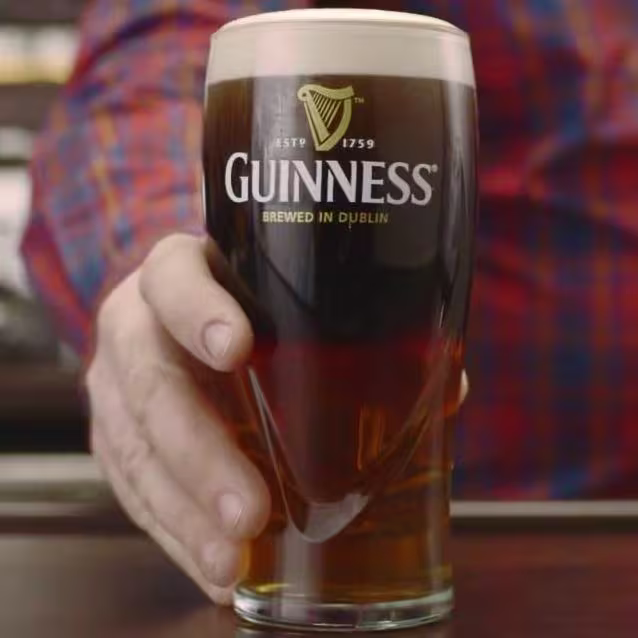 Guinness Black and Blonde Centered Crop