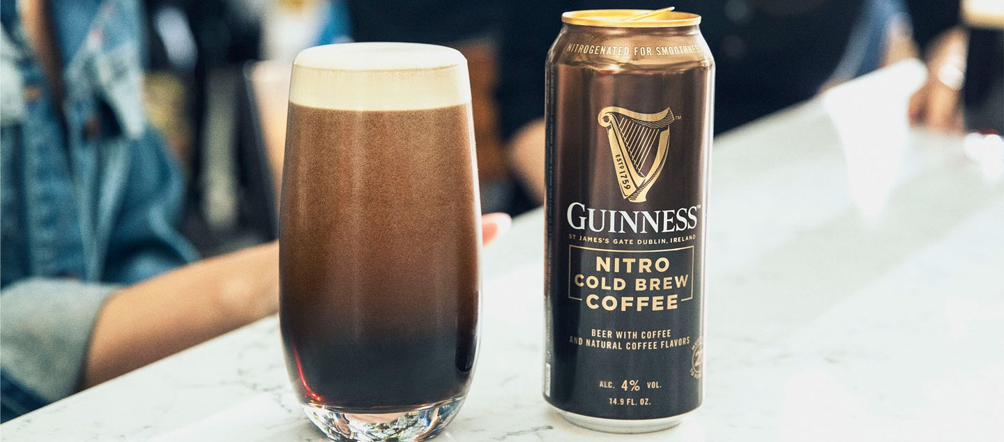 Cerveza Importada de Irlanda Guinness Draught Stout 24 Latas de 440 ml Con  Aroma a Café