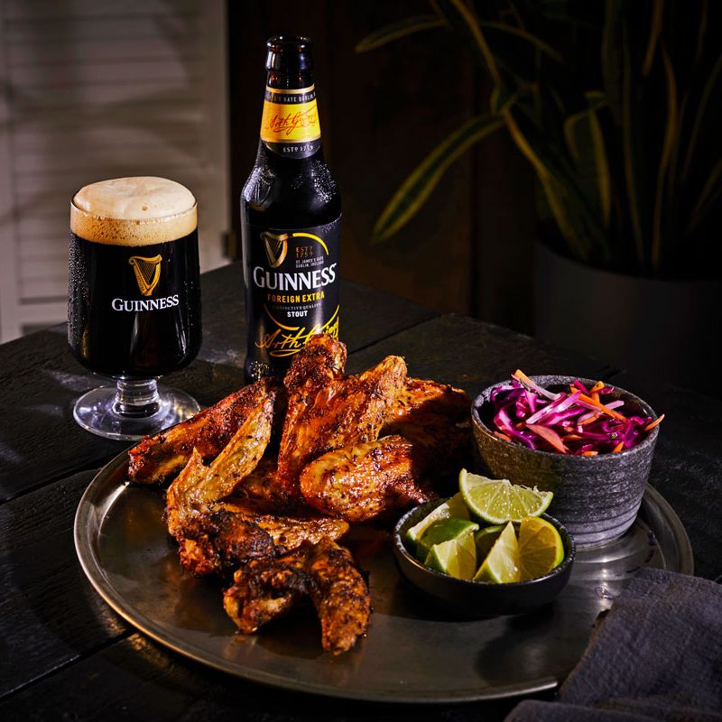 Guinness Chicken Wings: Honey & Green Curry Glazed Wings | Guinness® GB