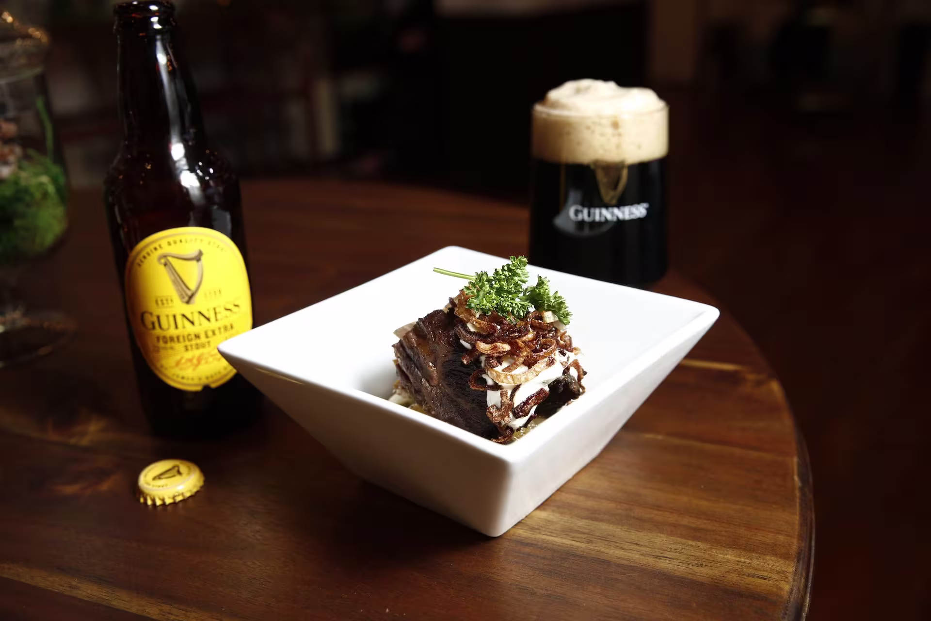 Beef & Guinness Stew With Bacon and Jalapeno Dumplings