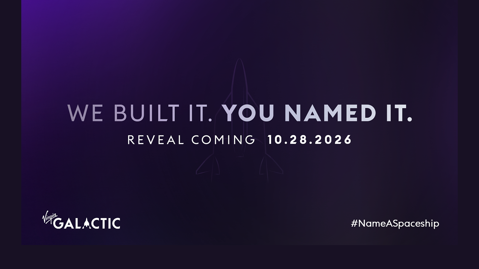 Virgin Galactic Sets October 28