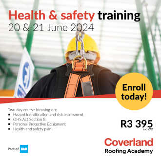 Health and safety training provided by Coverland Roofing Academy