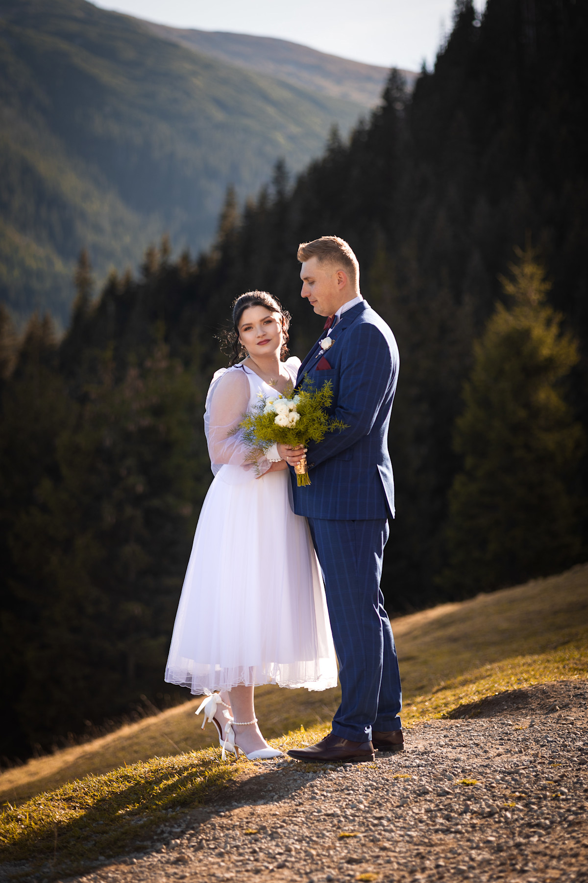 Iwona i Grzegorz w Tatrach
