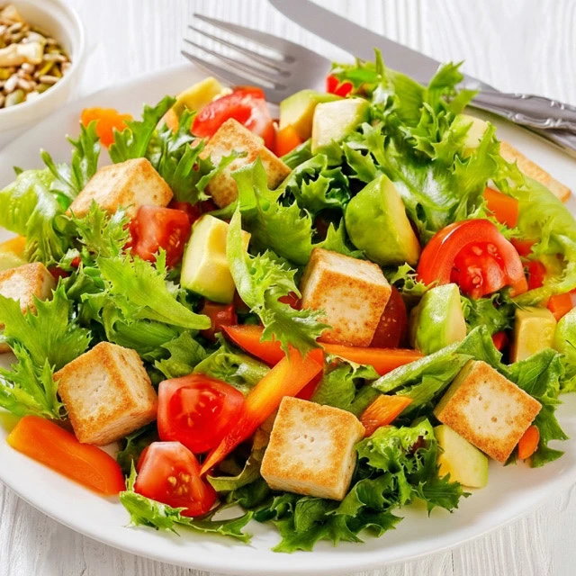 두부 튀김 샐러드 레시피