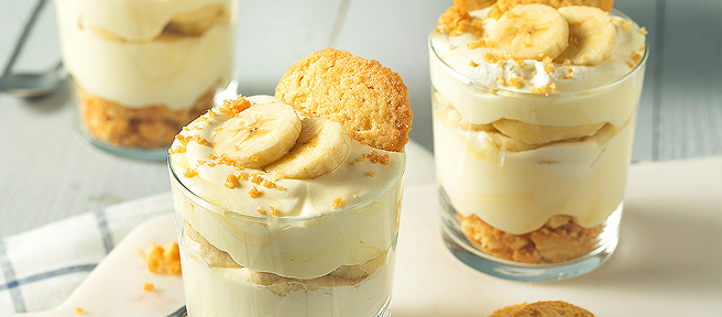 달콤하고 부드러운 바나나푸딩