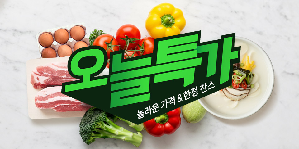 오늘특가 놀라운 가격, 한정 찬스