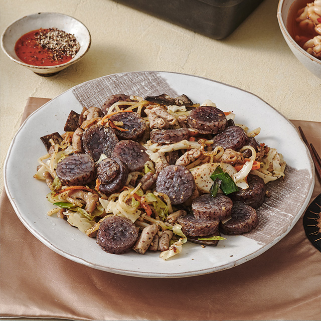 순대볶음 레시피