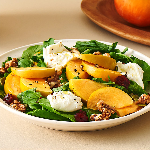 감 리코타 샐러드