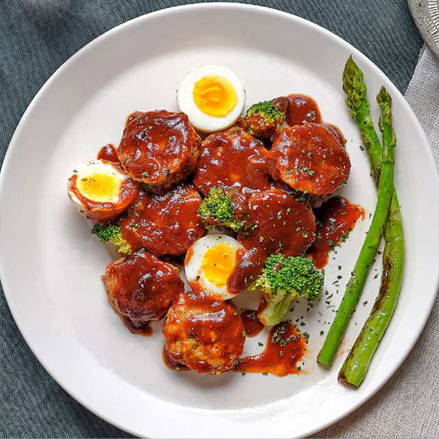 동그랑땡 햄버그 스테이크