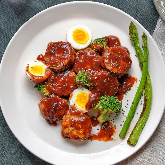 동그랑땡 햄버그 스테이크