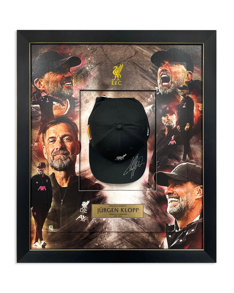 S*n様 最終値下げ リバプール クロップ監督 直筆サイン キャップ リヴァプー LFC x New Era Signed Klopp Adults Germany 9FORTY Framed Cap