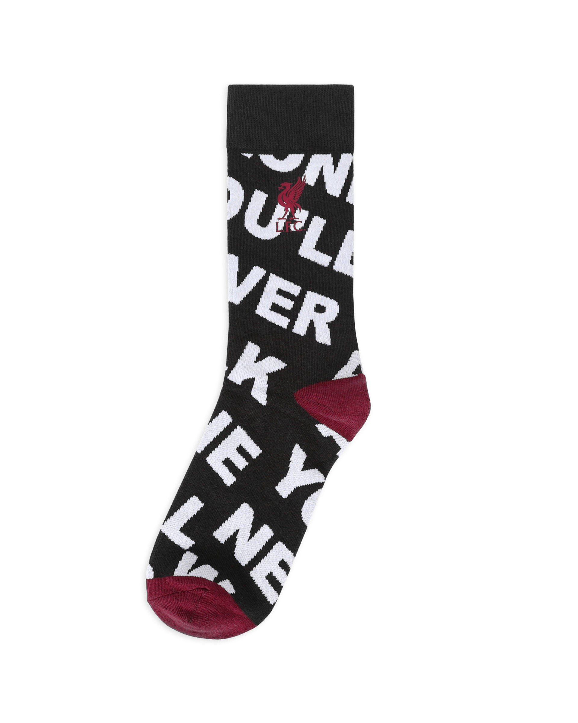 ถุงเท้า YNWA สำหรับผู้ใหญ่ LFC สีเทา - Image 1
