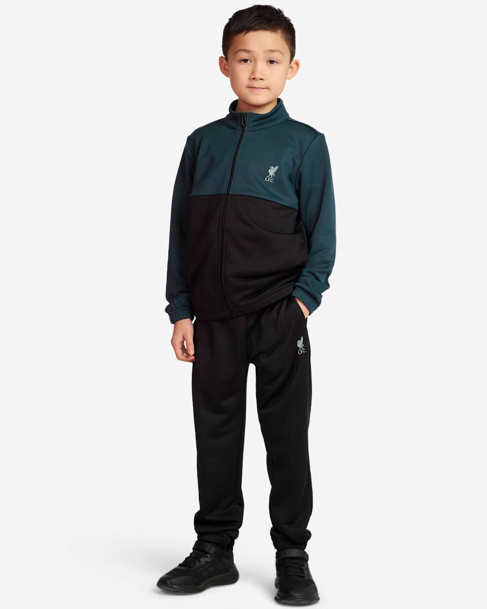 LFC 青少年运动服黑色和蓝绿色 - Image 3