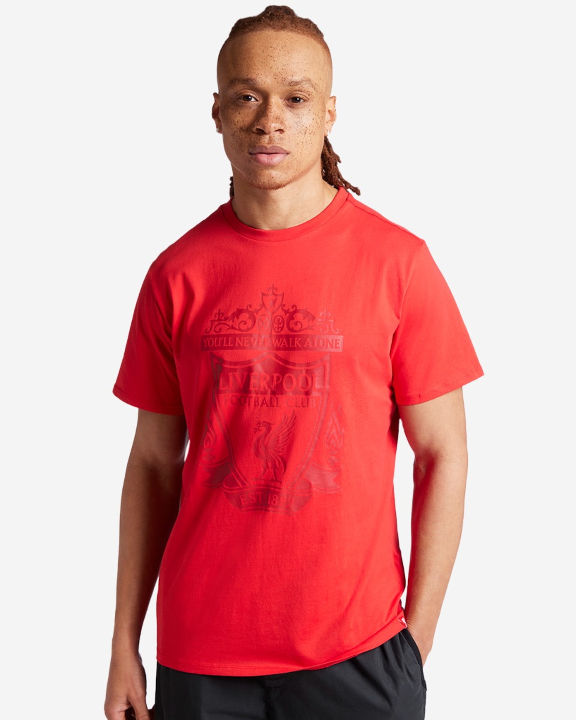 LFC Adults Red Crest Tee - Image 3