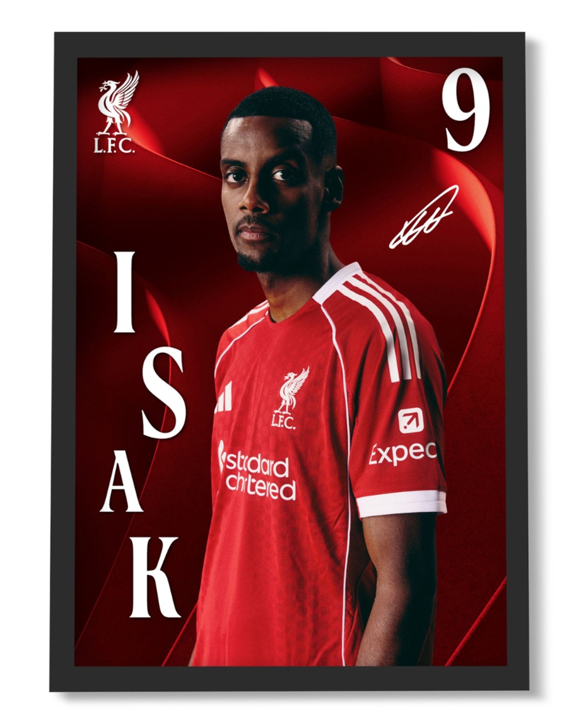 LFC 25/26 Isak indrammet billede - Image 1