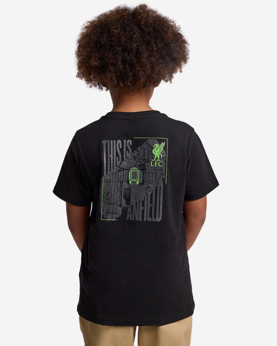 LFC Juniors Anfield Tee Black - Image 1