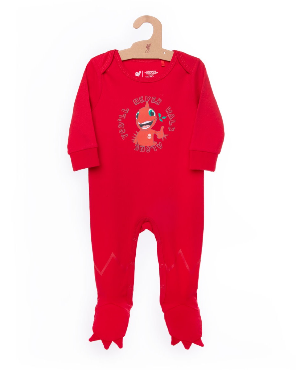LFC Infants Mighty Red Sleepsuit Red - Image 1