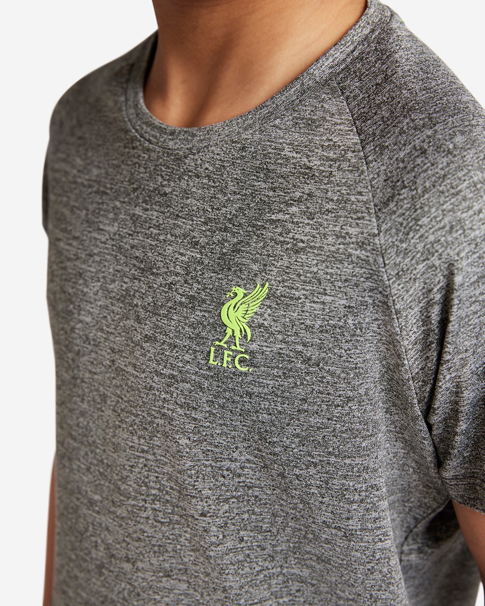 LFC Juniors Space Dye Poly T-shirt Grå - Image 3