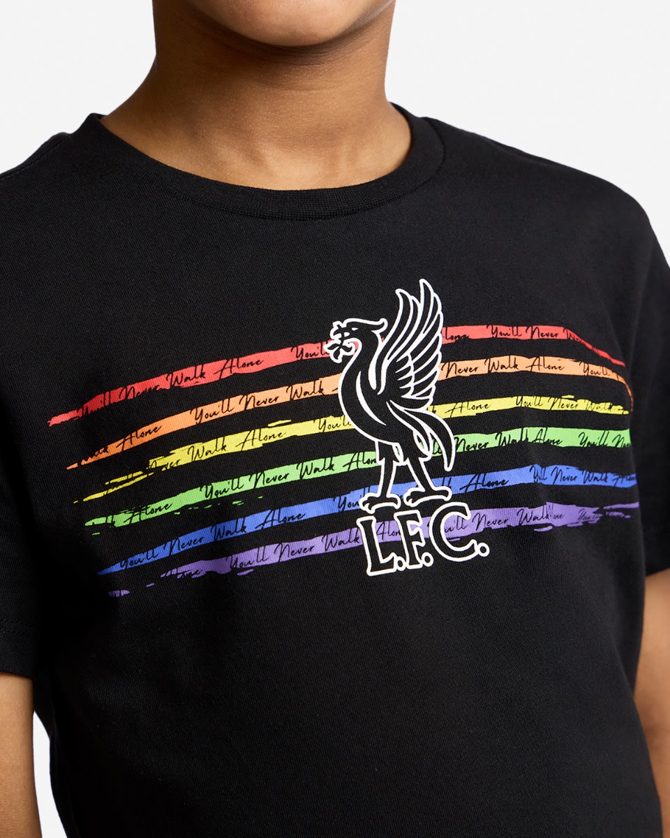 T-shirt Liverbird Pride du LFC Junior, noir - Image 2