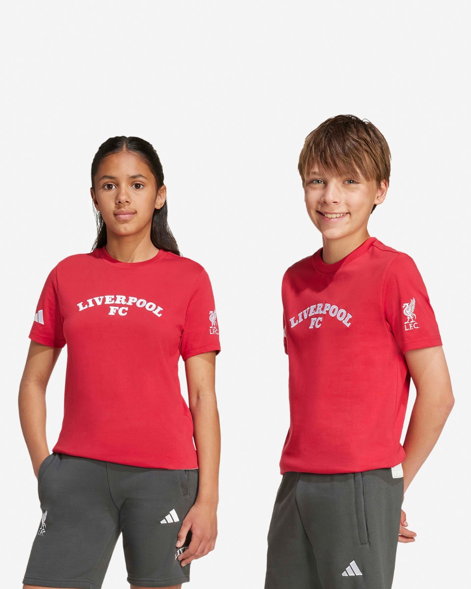 LFC adidas Youth 25/26 US Pack Tee Red - Image 1