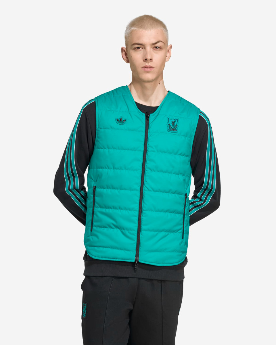 เสื้อกั๊กแบบพลิกกลับได้ LFC adidas ผู้ชาย 25/26 ไอคอน - Image 1