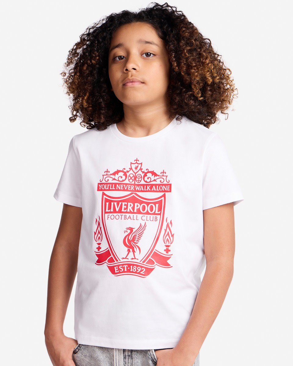 LFC Juniors Crest Tee Vit - Image 1