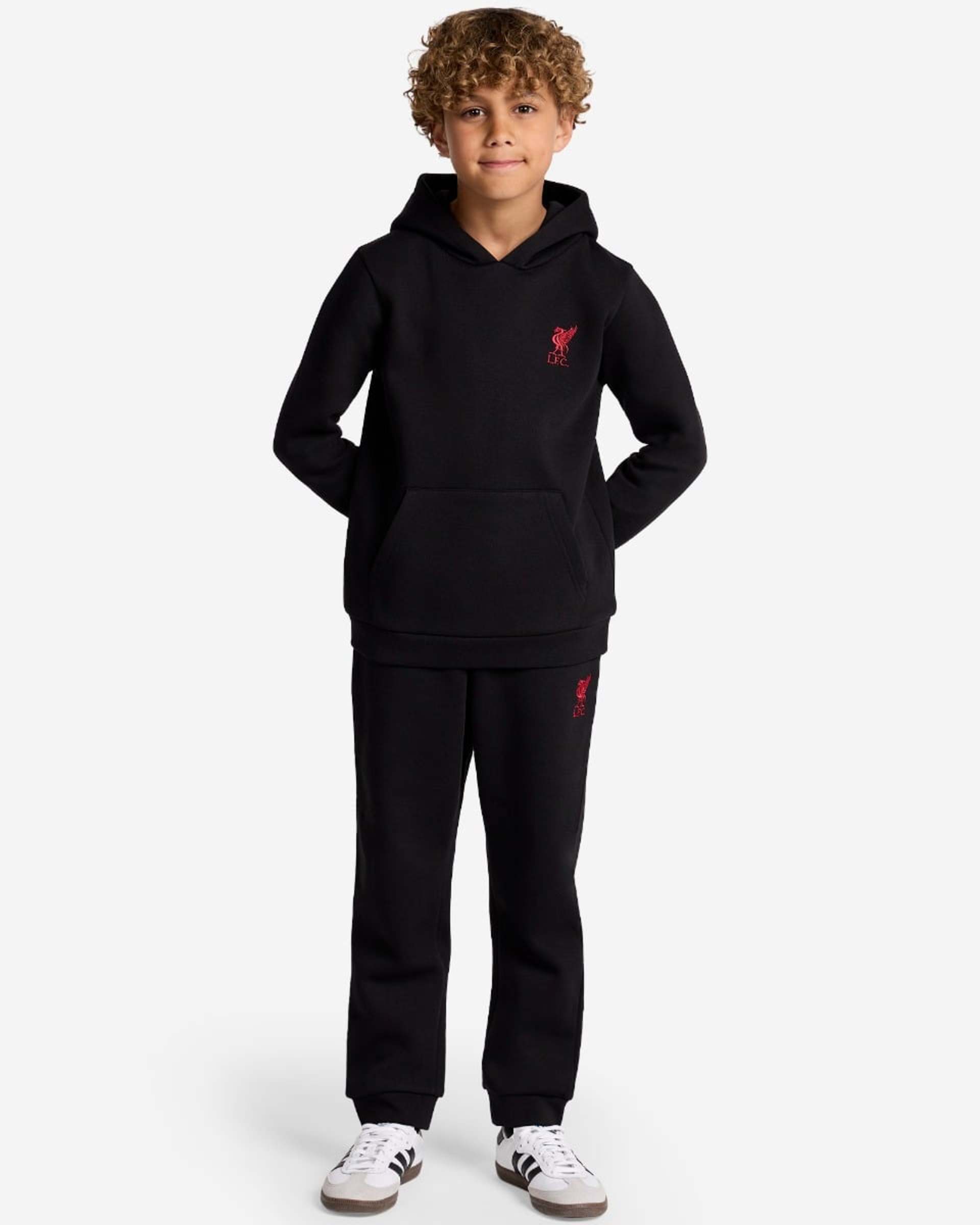 Ensemble de jogging à capuchon LFC pour bébés, noir - Image 1