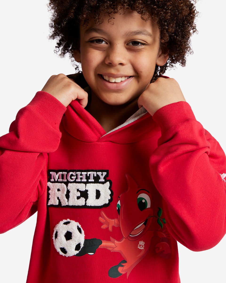 LFC Mighty Red Infants Hoody Red - Image 4