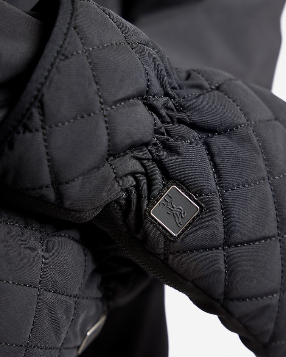 LFC Mens Firma Quilted Gloves Black - Image 2