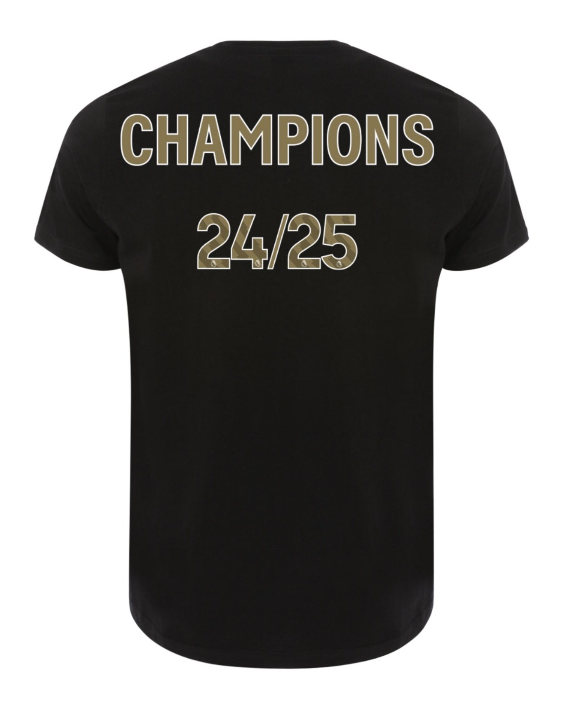 LFC Champions 24/25 T-Shirt für Erwachsene, Schwarz - Image 1