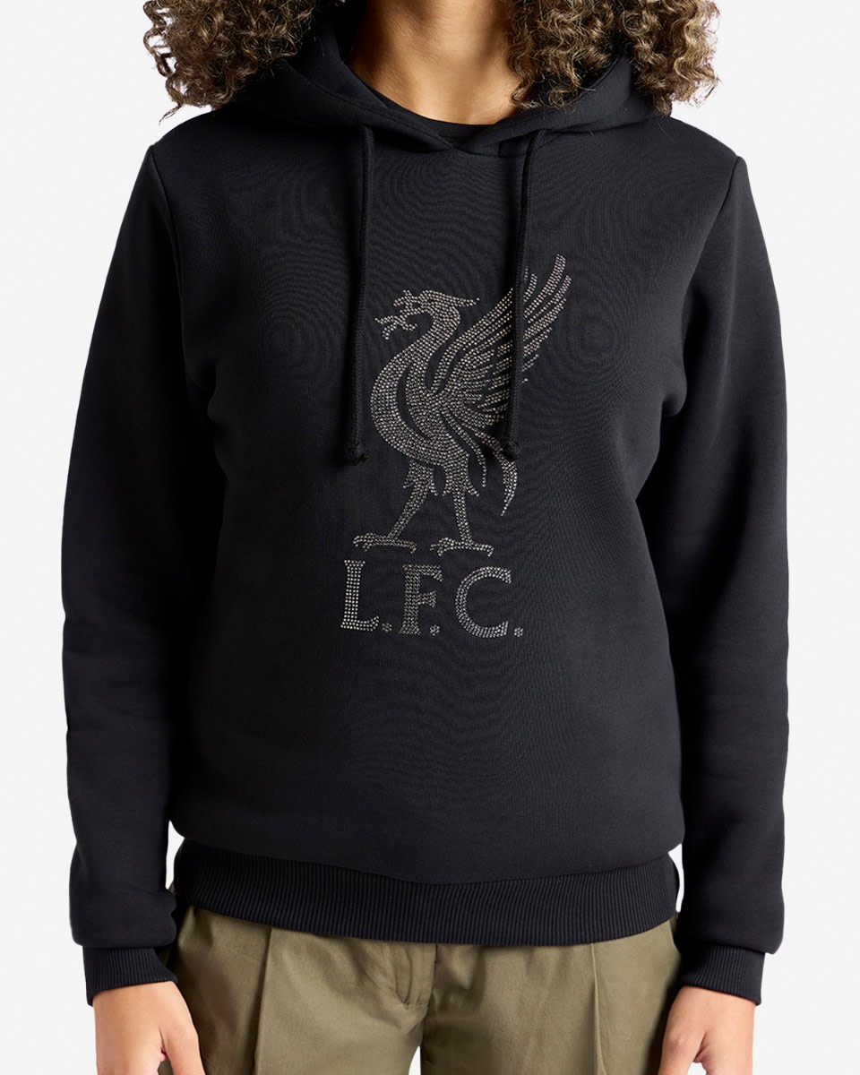 LFC ฮู้ดผู้หญิง Liverbird เพชร สีดำ - Image 4