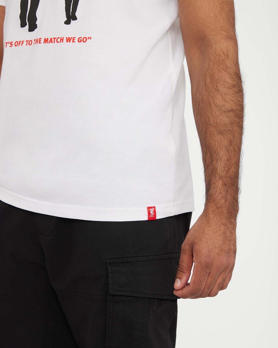 LFC Adults Owen McVeigh Foundation T-Shirt White - Image 3