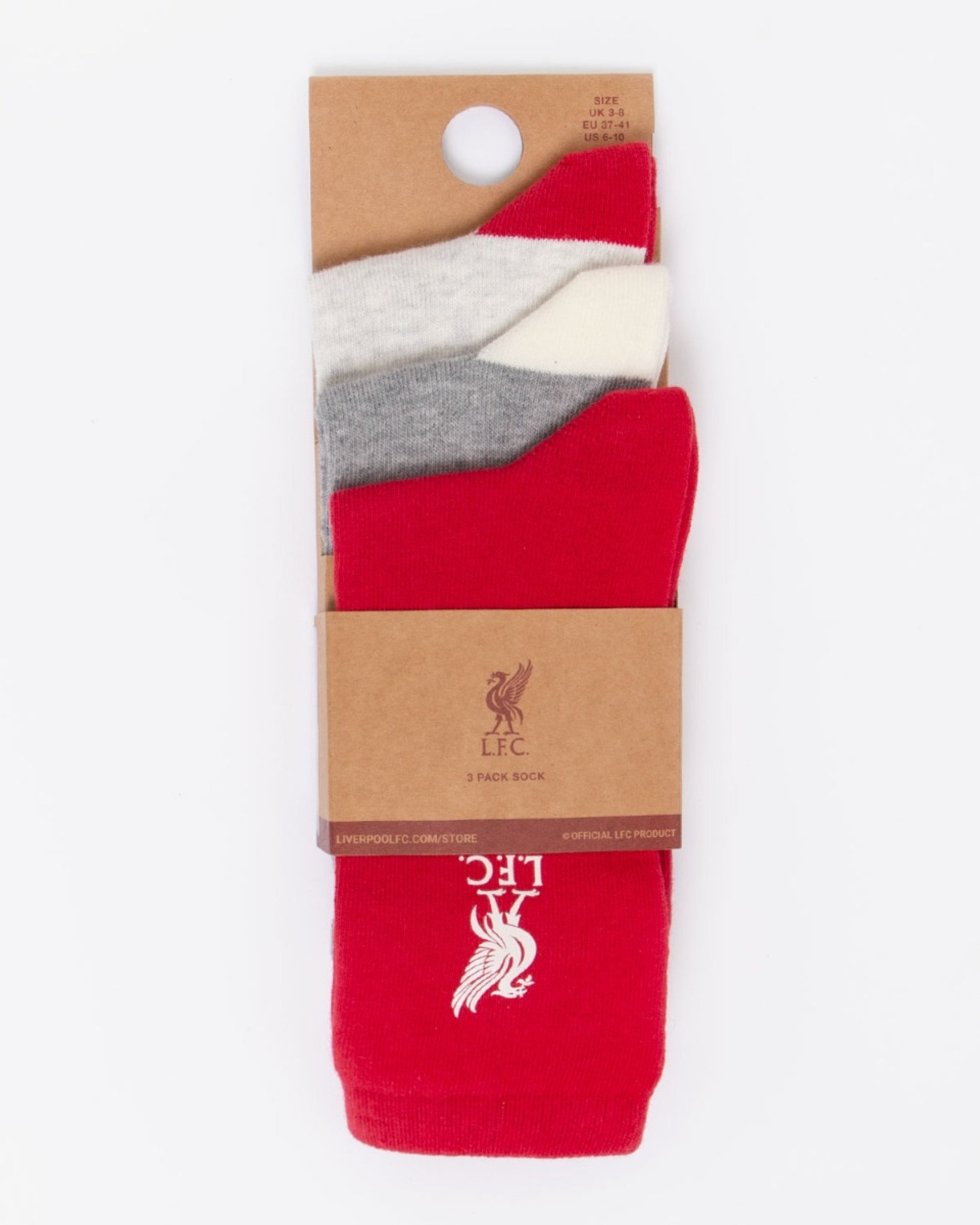 Chaussettes LFC Crew Design pour femmes, paquet de 3 - Image 2