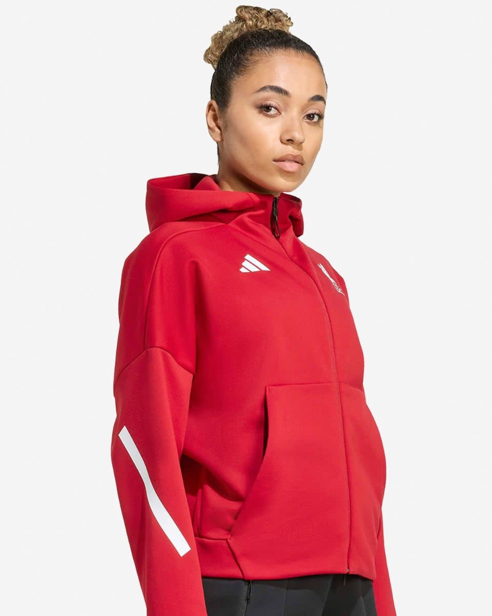LFC adidas Womens 25/26 Home Anthem Jacket - Image 4