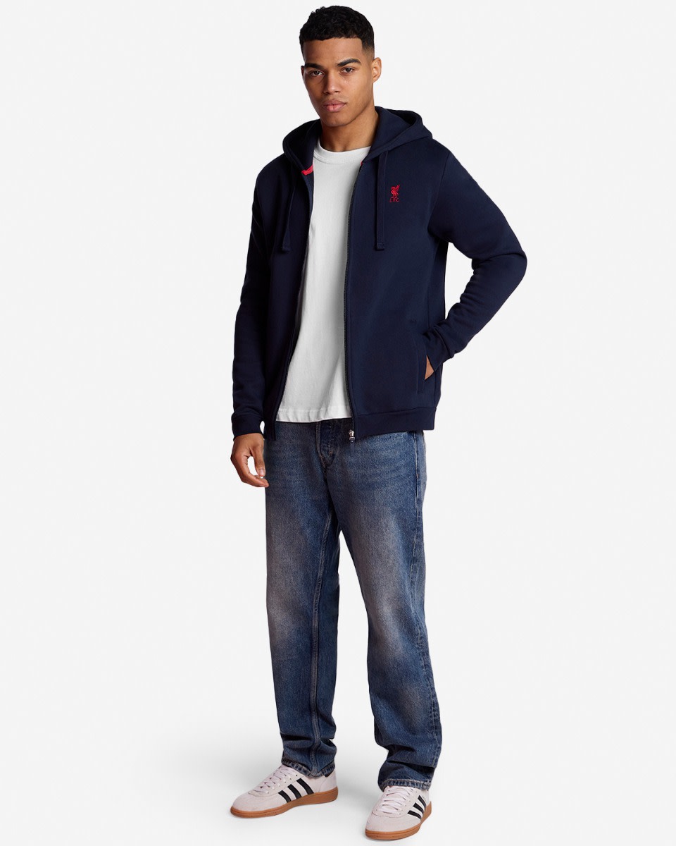 LFC Zip Through Hoody Navy - Image 4