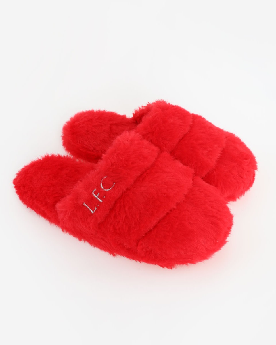 LFC Juniors Girls Mule Slippers Red - Image 1